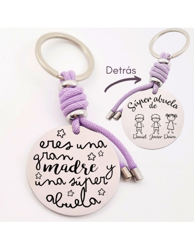 Llavero con frase, (Eres... 2