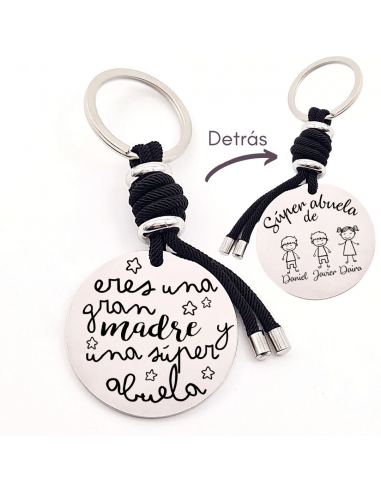 Llavero con frase, (Eres una gran...