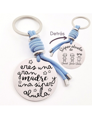 Llavero con frase, (Eres una gran...