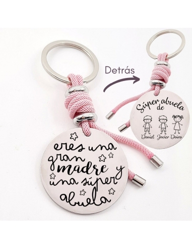 Llavero con frase, (Eres una gran...