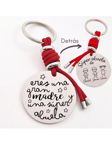 Llavero con frase, (Eres una gran...