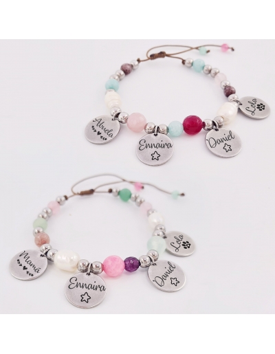 Pulsera, con nombres,...
