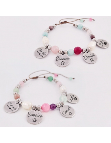 Pulsera, con nombres, modelo AUREA,...