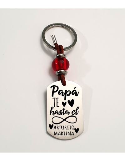 Llavero AMAPOLA, con frase...