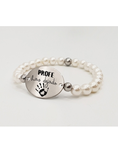 Pulsera ORIGEN, con frase (Profe has...