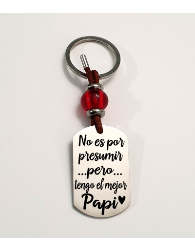 Llavero AMAPOLA, con frase...