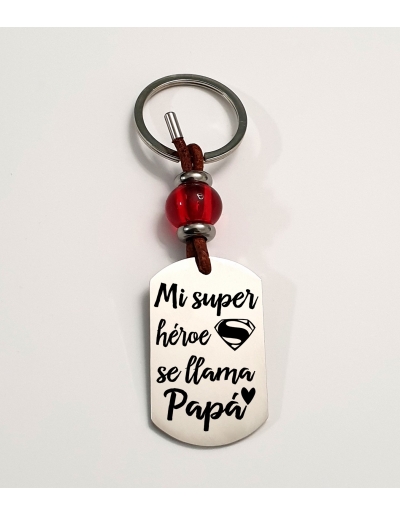 Llavero AMAPOLA, con frase...