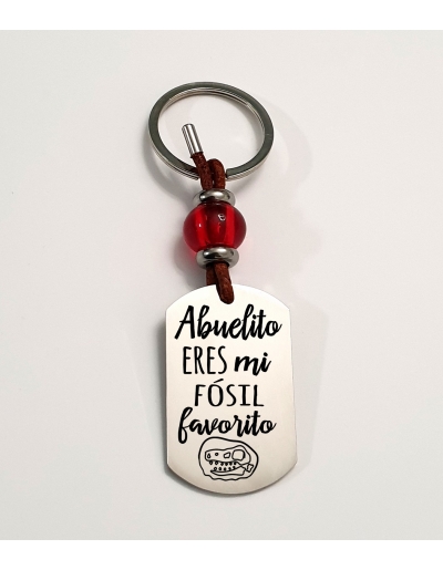 Llavero AMAPOLA, con frase...