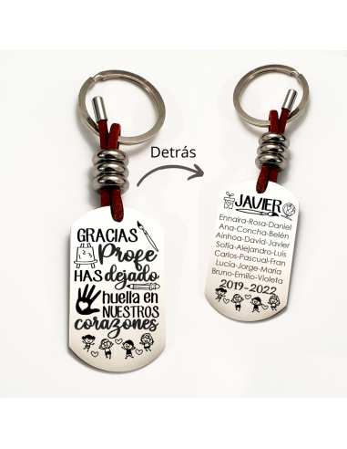 Llavero ADVENTURE, con frase (Gracias...