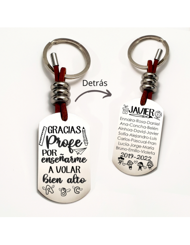 Llavero ADVENTURE, con frase (Gracias...