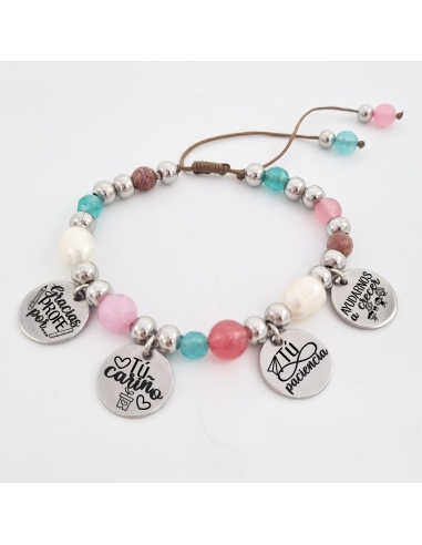 Pulsera modelo AURORA, (Gracias profe...