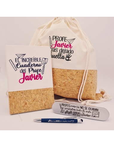 KIT 02 Caja regalo con Mochila, Boli...