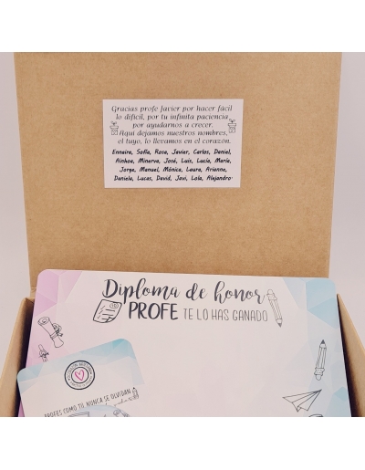 Caja regalo, prepara tu...