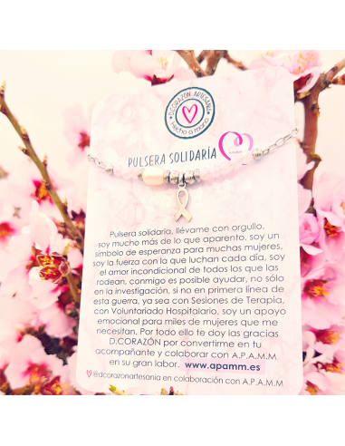 Pulsera solidaria, para colaborar con...
