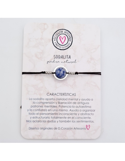 Pulsera SODALITA, para la...