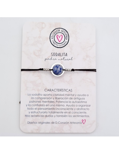 Pulsera SODALITA, para la autoestima...