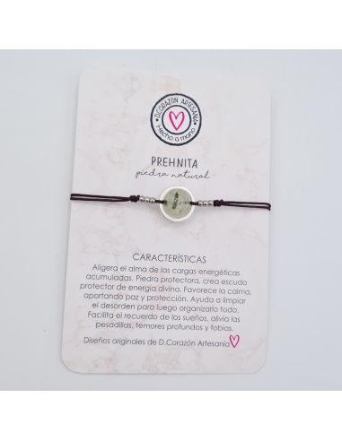 Pulsera PREHNITA, escudo protector,...