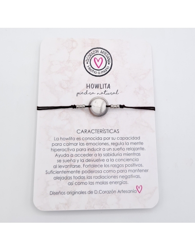 Pulsera HOWLITA, calma y...