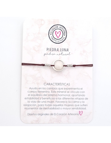 Pulsera PIEDRA LUNA, estabilidad,...