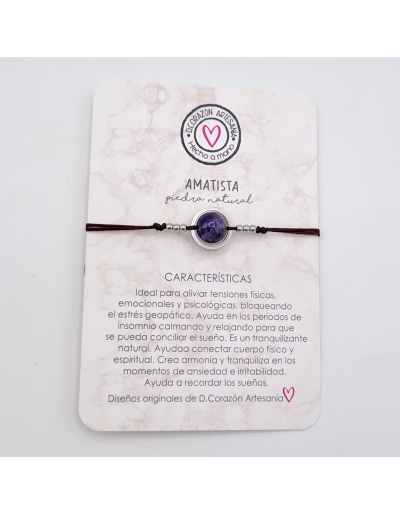 Pulsera AMATISTA, bloquea...