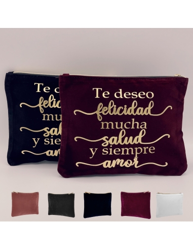 Neceser terciopelo, te deseo...