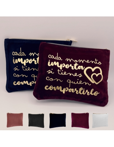 Neceser terciopelo, cada momento...