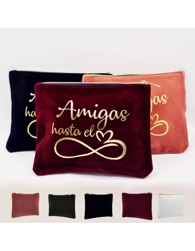 Neceser terciopelo, amigas...