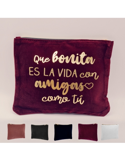 Neceser terciopelo, que...