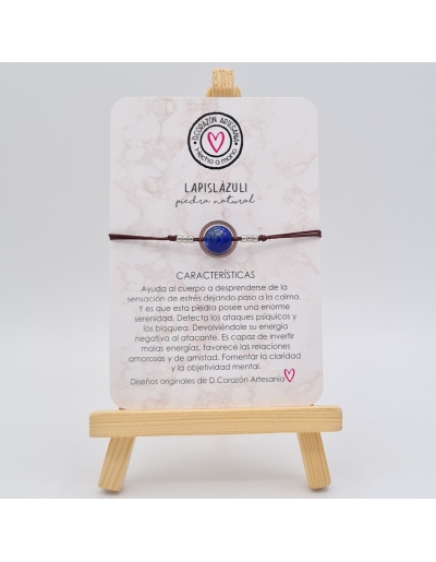 Pulsera PIEDRA LAPISLÁZULI,...