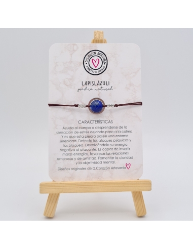 Pulsera PIEDRA LAPISLÁZULI, detecta...
