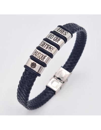 Pulsera con frase, (Eres lo... 2