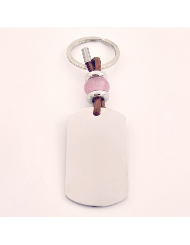 Llavero ojo de gato rectangular,...