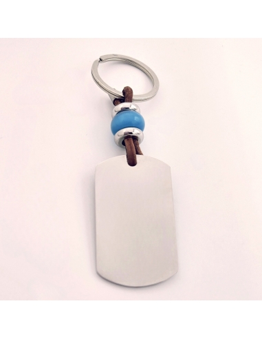 Llavero ojo de gato rectangular,...