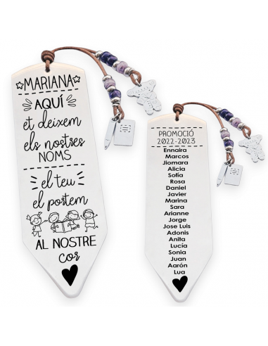 Marcapàgines LÁPIZ, amb frase (Aquí...