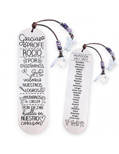 Marcapáginas, con frase (Gracias...