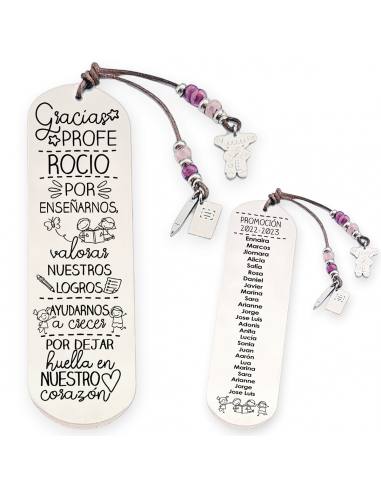 Marcapáginas, con frase (Gracias...