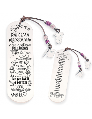 Marcapàgines, amb frase (Gràcies...