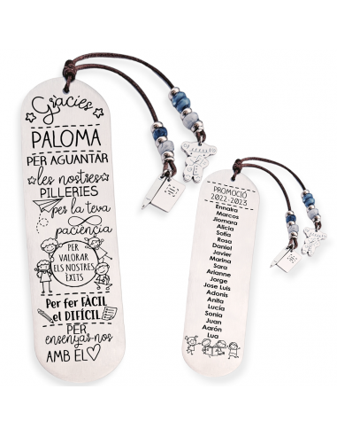 Marcapàgines, amb frase (Gràcies...