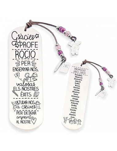 Marcapàgines, amb frase (Gràcies...