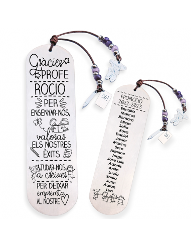 Marcapàgines, amb frase (Gràcies...