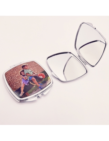 Espejo de bolsillo, forma cuadrada,...