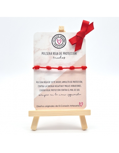 Pulsera modelo 7 nudos, con...