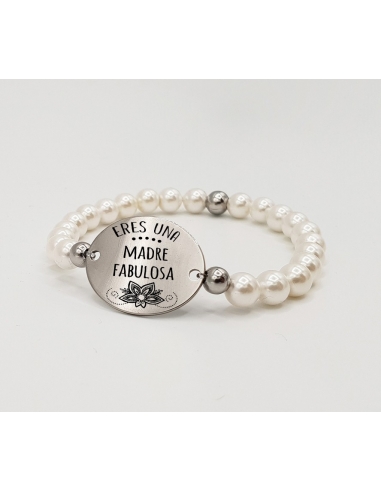 Pulsera ORIGEN, con frase (Eres una...