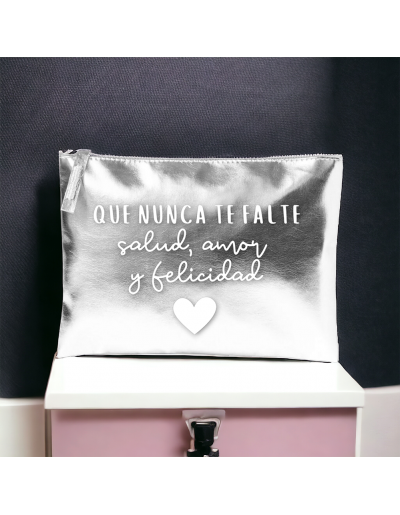 Neceser metalizado con... 2