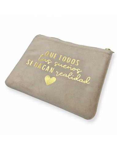 Neceser suave y cómodo con frase (que...