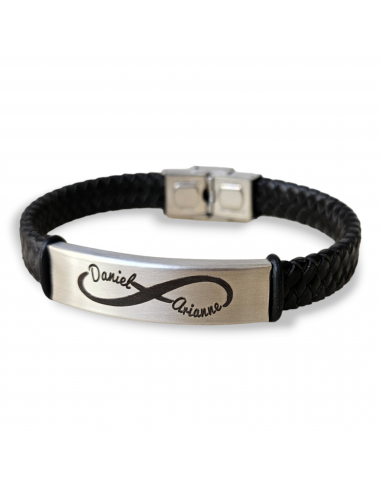 Pulsera de cuero personalizada con...