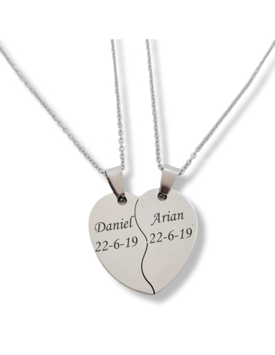 Collar de acero inoxidable,...