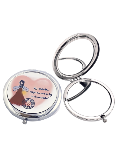 Espejo hada, incluye botón...