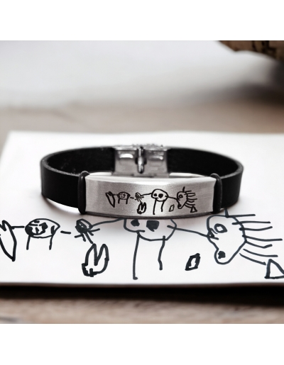 Pulsera de cuero, modelo... 2