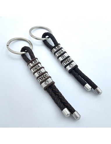 Llavero con frase, (El mejor papá del...